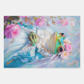Whimsical Frog Prince Verpakking Papieren Bladen Inpakpapier Vel (Voorkant 2)