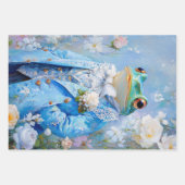 Whimsical Frog Prince Verpakking Papieren Bladen Inpakpapier Vel (Voorkant)