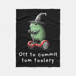 Whimsical Frog Wizard gaat Tom voor gek zetten Fleece Deken