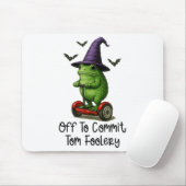Whimsical Frog Wizard gaat Tom voor gek zetten Muismat (Met muis)