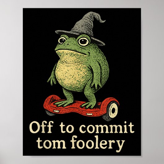 Whimsical Frog Wizard gaat Tom voor gek zetten Poster (Voorkant)