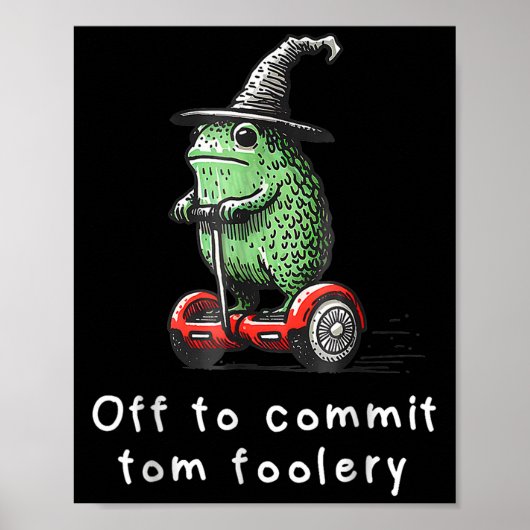 Whimsical Frog Wizard gaat Tom voor gek zetten Poster (Voorkant)