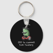 Whimsical Frog Wizard gaat Tom voor gek zetten Sleutelhanger (Voorkant)