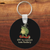 Whimsical Frog Wizard gaat Tom voor gek zetten Sleutelhanger (Voorkant)