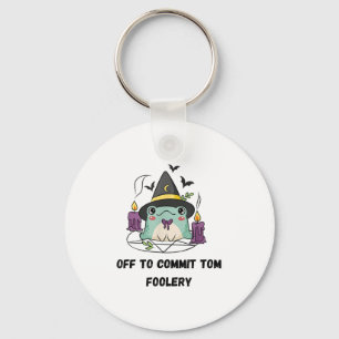 Whimsical Frog Wizard gaat Tom voor gek zetten Sleutelhanger