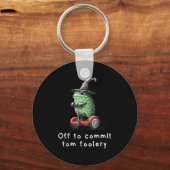Whimsical Frog Wizard gaat Tom voor gek zetten Sleutelhanger (Voorkant)