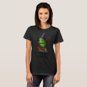 Whimsical Frog Wizard gaat Tom voor gek zetten T-shirt (Voorkant volledig)