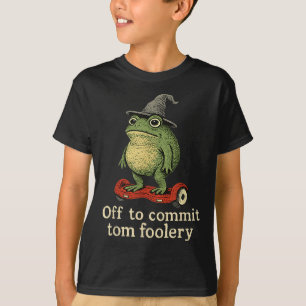 Whimsical Frog Wizard gaat Tom voor gek zetten T-shirt