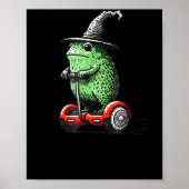 Whimsical Frog Wizard Off To Commit Tom Foolery Fr Poster (Voorkant)