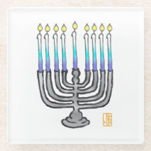 Whimsical Fully Lit Menorah Giftable