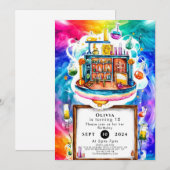 Whimsical Fun Chemie Wetenschapper Verjaardag Kaart (Voorkant / Achterkant)