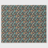 Whimsical Fun Christmas Wrapping Papier (Vlak)