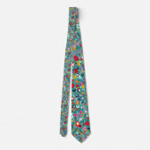 Whimsical Fun Custom Necktie Tie Stropdas (Achterkant)