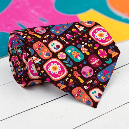 Whimsical Fun Custom Necktie Tie Stropdas