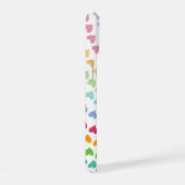 Whimsical Fun Kleurrijke Rainbow Heart Sprinkles iPhone 15 Case (Rechterkant)