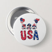 Whimsical Fun USA Karakter Stansvorm Snijmal Ronde Button 7,6 Cm (Voorkant /achterkant)