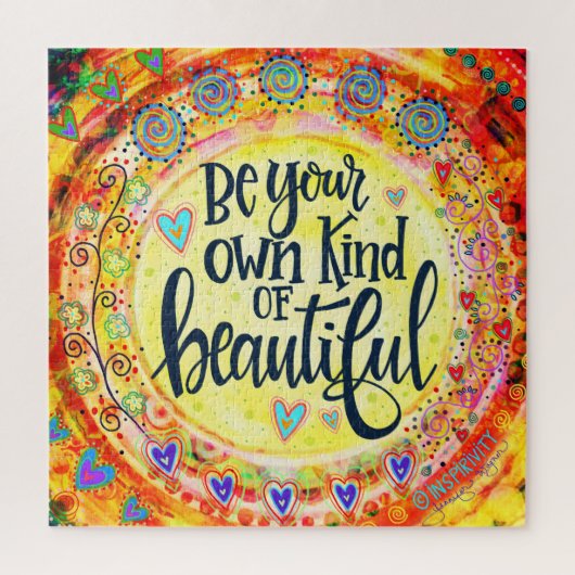 Whimsical Fun Yellow Wees je eigen mooi Legpuzzel (Verticaal)