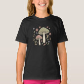 Whimsical Fungi Botanical Graphic Cute T-shirt (Voorkant)