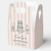 Whimsical Funky Quirky 30th Birthday Party Bedankdoosjes (Geopend)