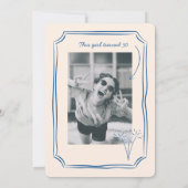 Whimsical Funky Quirky Tekening 30-jarig bestaan Kaart (Achterkant)