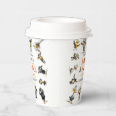 Whimsical Funny Animals 2nd Birthday Party Papieren Bekers (Rechts)