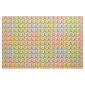 Whimsical Funny Fruit Salad Pattern Stof (Fat Quarter)