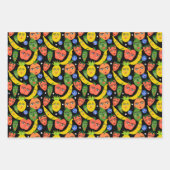 Whimsical Funny Fruit Salad Pattern Variety Pack Inpakpapier Vel (Voorkant 2)