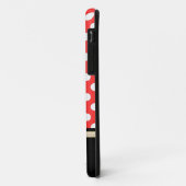 Whimsical Funny trendy black cat polka dots Case-Mate iPhone Case (Achterkant/links)