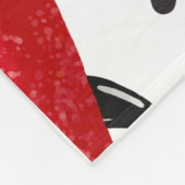 Whimsical Galaxy Rocket Space Pattern Baby Blanket Fleece Deken (Hoek)