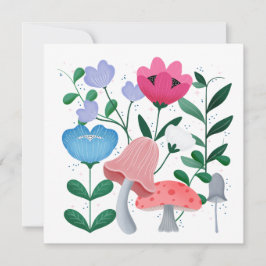 Whimsical Garden Bedankkaart