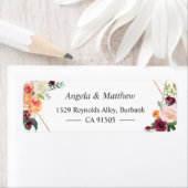 Whimsical Garden Bloom Floral Botanical Etiket (Insitu)