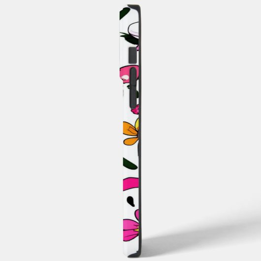 Whimsical Garden Blooms: Grappige Bloemen Telefoon Case-Mate iPhone Case (Achterkant / Links)
