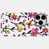 Whimsical Garden Blooms: Grappige Bloemen Telefoon Case-Mate iPhone Case (Achterkant (horizontaal))