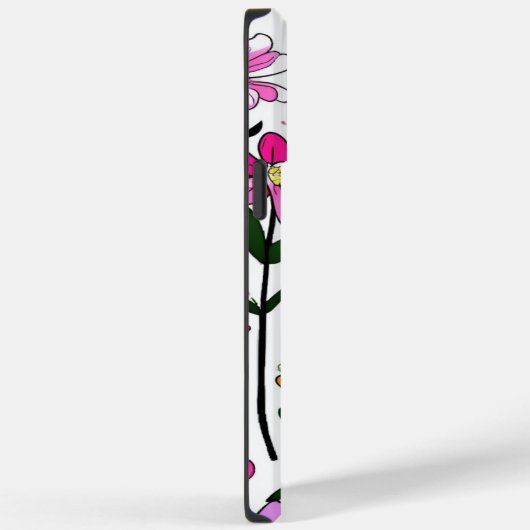 Whimsical Garden Blooms: Grappige Bloemen Telefoon Case-Mate iPhone Case (Achterkant / Rechts)
