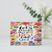 Whimsical Garden Briefkaart (Staand voorkant)