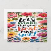 Whimsical Garden Briefkaart (Voorkant / Achterkant)