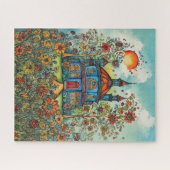 Whimsical Garden Cottage Legpuzzel (Horizontaal)