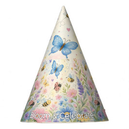 Whimsical Garden Cute Butterfly Bee Ladybug Party Feesthoedjes