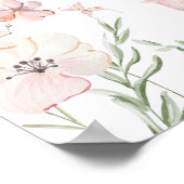 Whimsical garden Fairy First Birthday Welcome Poster (Hoek)