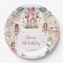 Whimsical Garden Fairy Tea Party Girls Verjaardag