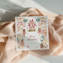 Whimsical Garden Fairy Tea Party Girls Verjaardag