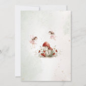 whimsical garden flutter and twirl fairy birthday kaart (Achterkant)