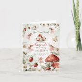 whimsical garden flutter and twirl folded birthday (Voorkant)
