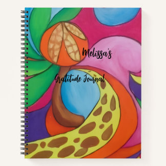 Whimsical Garden Gepersonaliseerd Dankbaarheidsdag Notitieboek