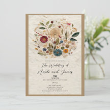 Whimsical Garden Geperste Bloemen Boheemse Bruilof