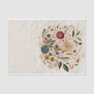 Whimsical Garden Geperste Bloemen Boheemse Bruilof Tissuepapier