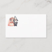 Whimsical Garden Gnome Rustic Woodland Wedding Plaatskaartje (Voorkant)