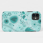 Whimsical Garden in Turquoise iPhone 5 Hoesje (Achterkant (horizontaal))