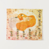 Whimsical Garden - Modern Tapestry Wandkleed (Voorkant (horizontaal))