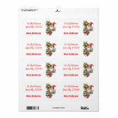 Whimsical Garden One Year Old Etiket (Full Sheet)